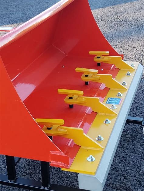 tractor bucket rubber snow edge